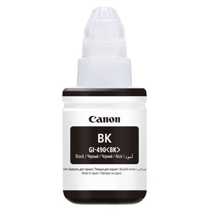 Canon GI-490BK (Black) Ink135ml (Yield 6,000 Pages)