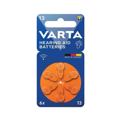 Varta Hearing Aid Batteries 13 (Pack of 6)