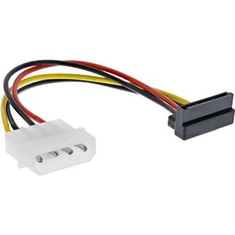 SATA Power Adaptor cable 5.25'' to 15pin SATA upward angled