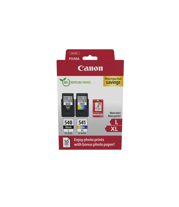 Canon Μελάνι Inkjet PG-540L, CL-541XL Ph.Value Pack