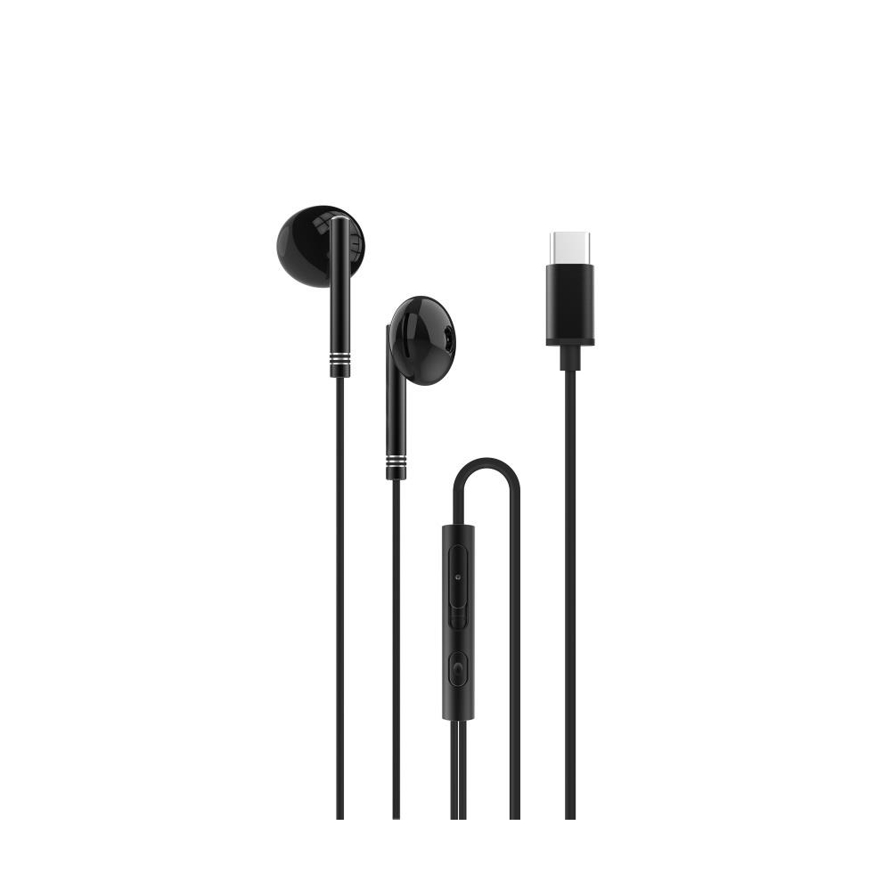 XO EP29 Handsfree Type C Μαύρο