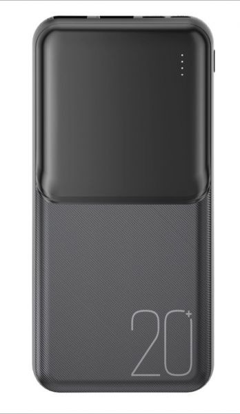 XO PR252 Lighted Mobile Power 20000mAh Μαύρο
