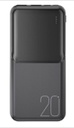 XO PR252 Lighted Mobile Power 20000mAh Μαύρο