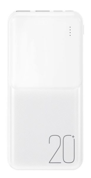 XO PR252 Lighted Mobile Power 20000mAh Λευκό