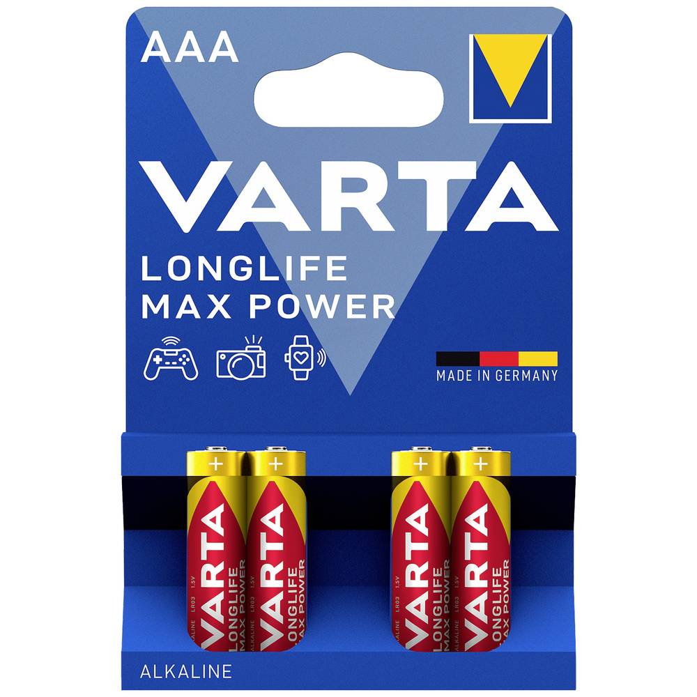Batteries Varta Longlife Power 4 AAA