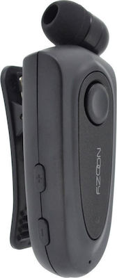 ATC BT10 In-ear Bluetooth Handsfree Ακουστικό Πέτου Ασημί