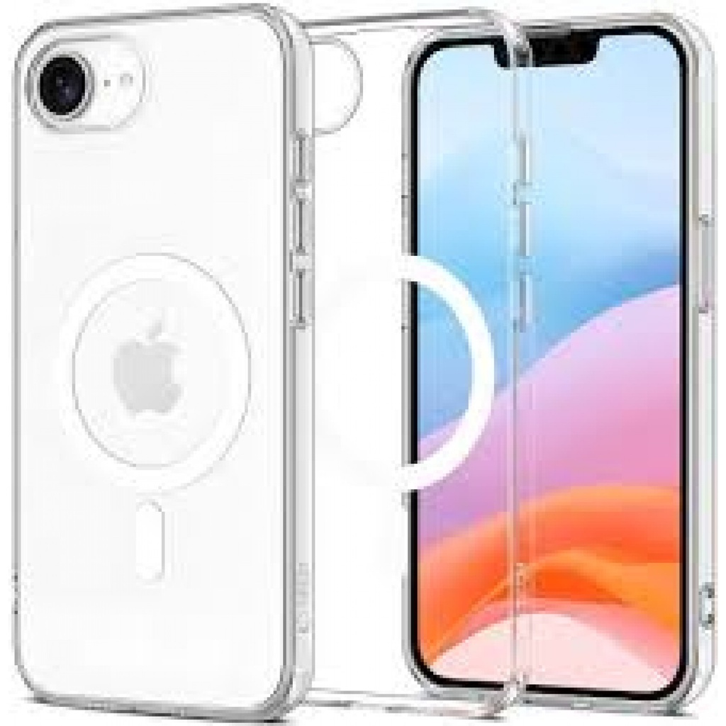 Oem Θήκη TPU &amp; PC Ultra Hybrid Mag Magsafe φορτιστή Για Apple iPhone 16e ( SE 4 2025 ) Διάφανο