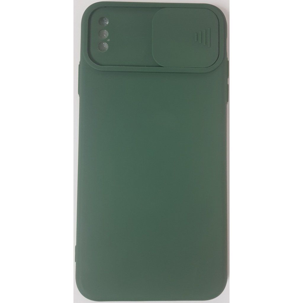 Oem Θήκη Σιλικόνης Matt 1,5 mm Με Προστασία Κάμερας Για Apple iPhone XR  Πράσινο