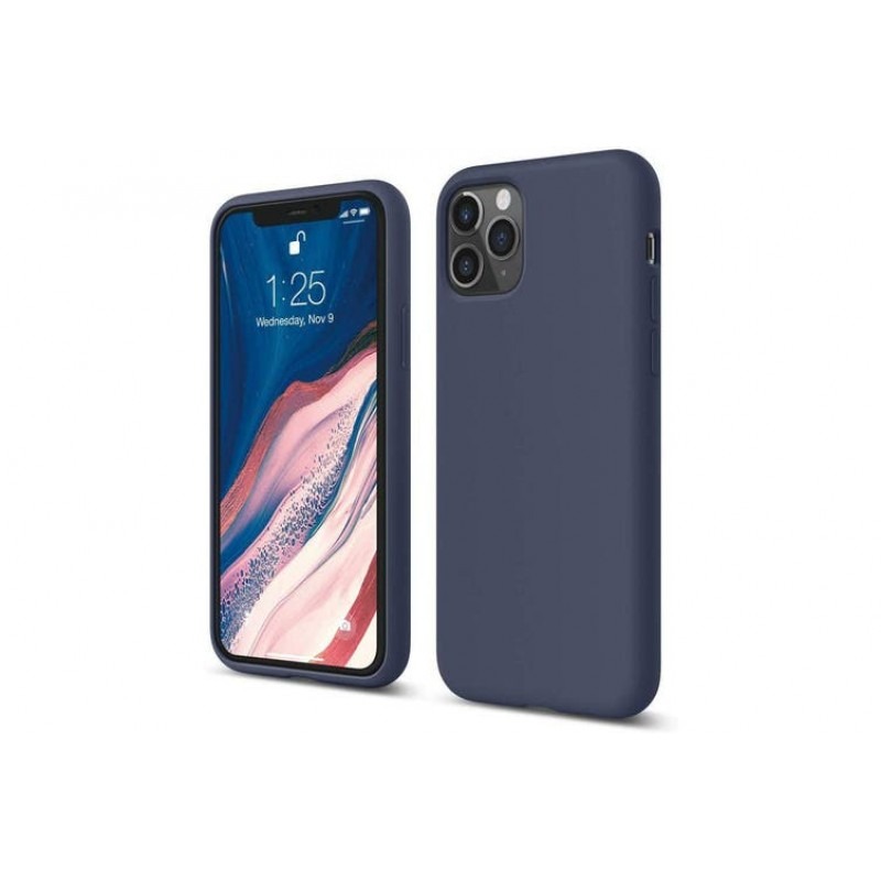 Oem Θήκη Σιλικόνης Matt 1,2 mm Για Apple iPhone 12 Pro 6,1'' Μπλε