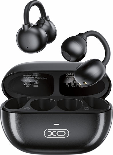 XO G40 Open Ear Bluetooth Handsfree Ακουστικά με Αντοχή στον Ιδρώτα και Θήκη Φόρτισης Μαύρα