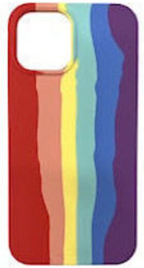 Θήκη Σιλικόνης Για Apple iPhone 12 Pro Max 6,7'' Rainbow