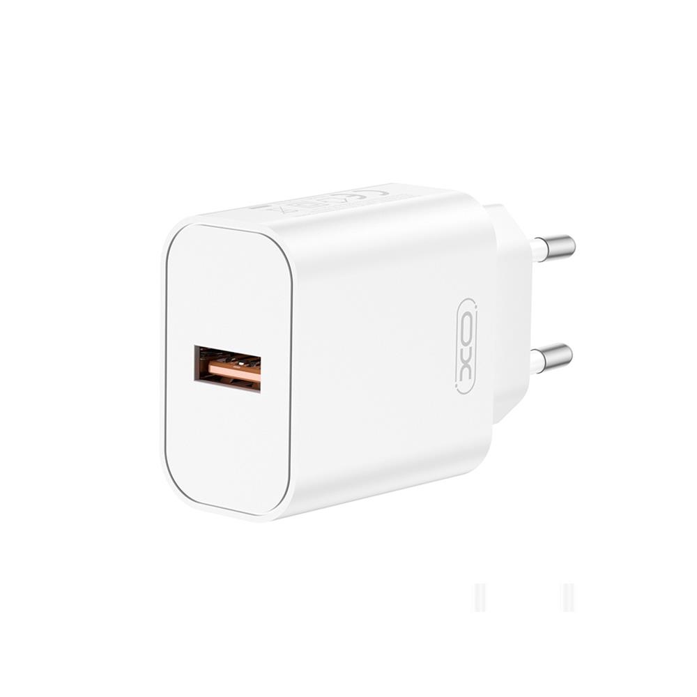 XO wall charger CE33 QC 18W USB-Α white