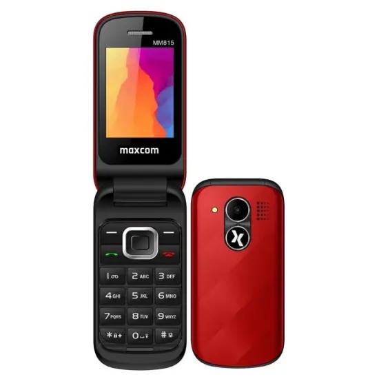 MaxCom MM815 Dual SIM Κινητό με Μεγάλα Κουμπιά κόκκινο
