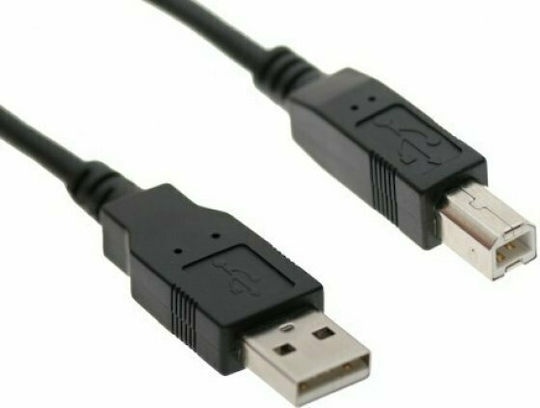 NG USB 2.0 Cable USB-B male - USB-A male Μαύρο 3m (NG-USB-3M)
