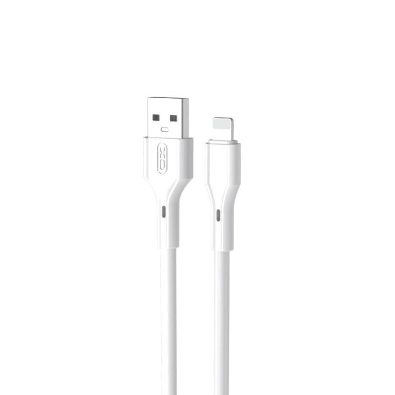 XO Cable USB-A – Lightning, 1 m, 2.4A, NB230 white