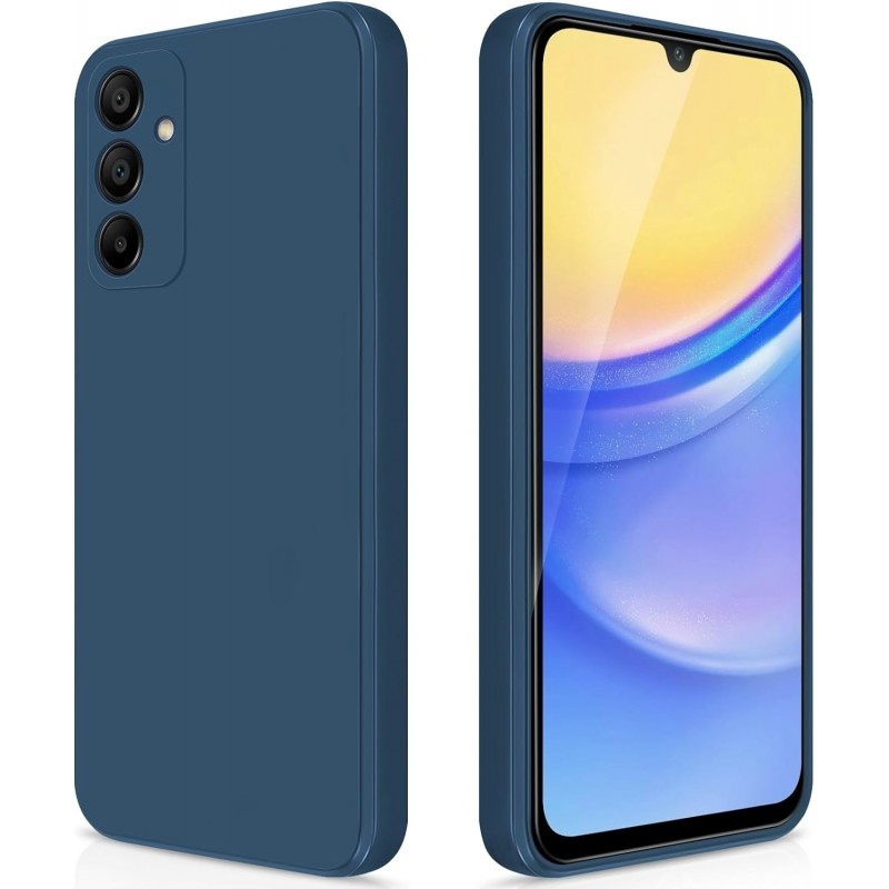 Θήκη Σιλικόνης Matt 1,5 mm Για Samsung Galaxy A37 5G Σκούρο - Μπλε