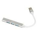 iBox Hub 4 Θυρών USB 2.0 με σύνδεση USB-A Λευκό