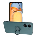 Θήκη Σιλικόνης Με Ring Xiaomi Redmi 13C 4G Σκούρο Πράσινο