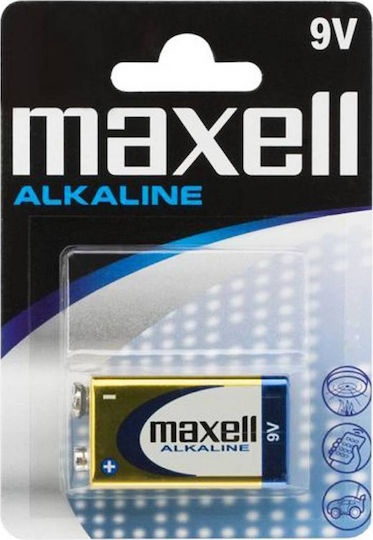 Maxell Αλκαλική Μπαταρία 9V 1τμχ