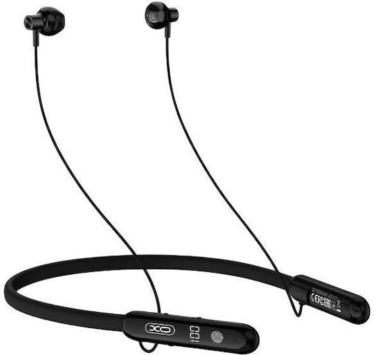 XO BS37 In-ear Bluetooth Handsfree Ακουστικά με Αντοχή στον Ιδρώτα Μαύρα