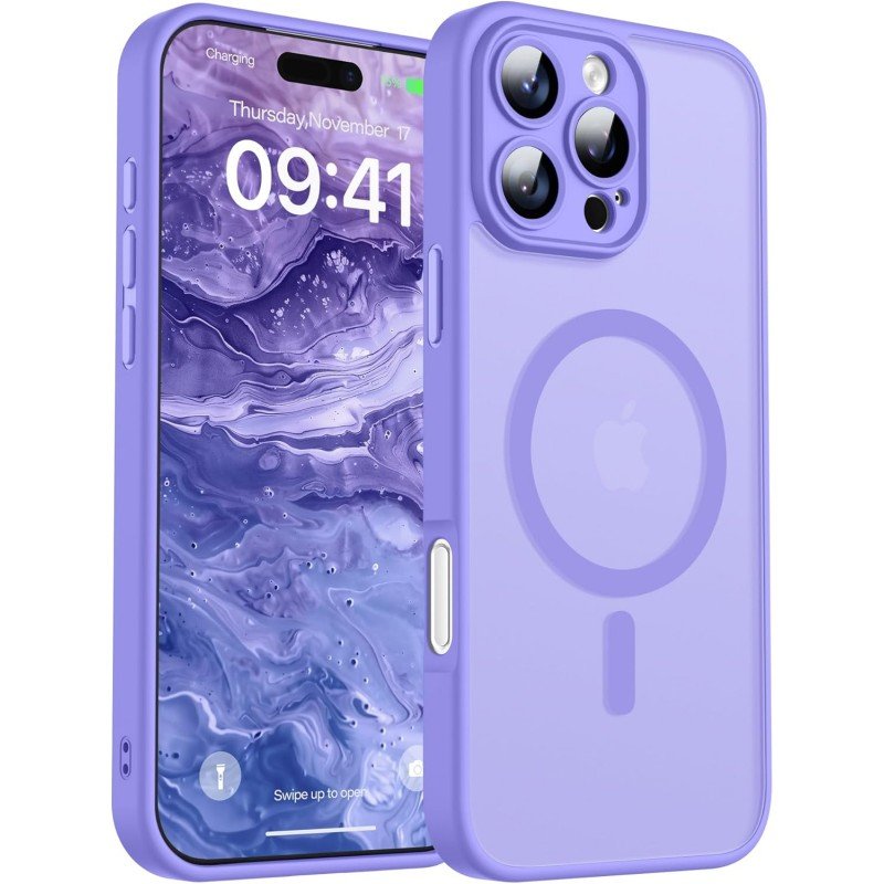 Θήκη Back Cover Electro Magsafe Ημιδιαφανή Για Apple iPhone 14 6.1" Λιλά