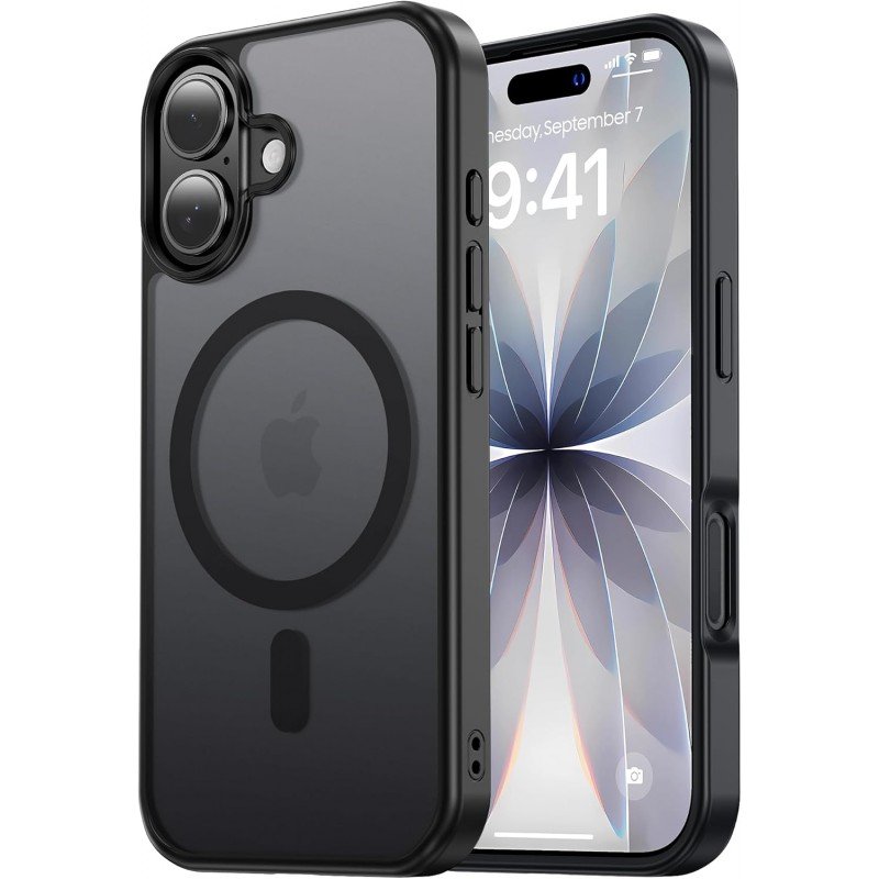 Θήκη Back Cover Electro Magsafe Ημιδιαφανή Apple iPhone 17 5G 6,3" Μαύρο
