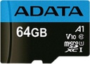 Adata Premier microSDXC 64GB U1 V10 A1 UHS-I 85MB/s με αντάπτορα