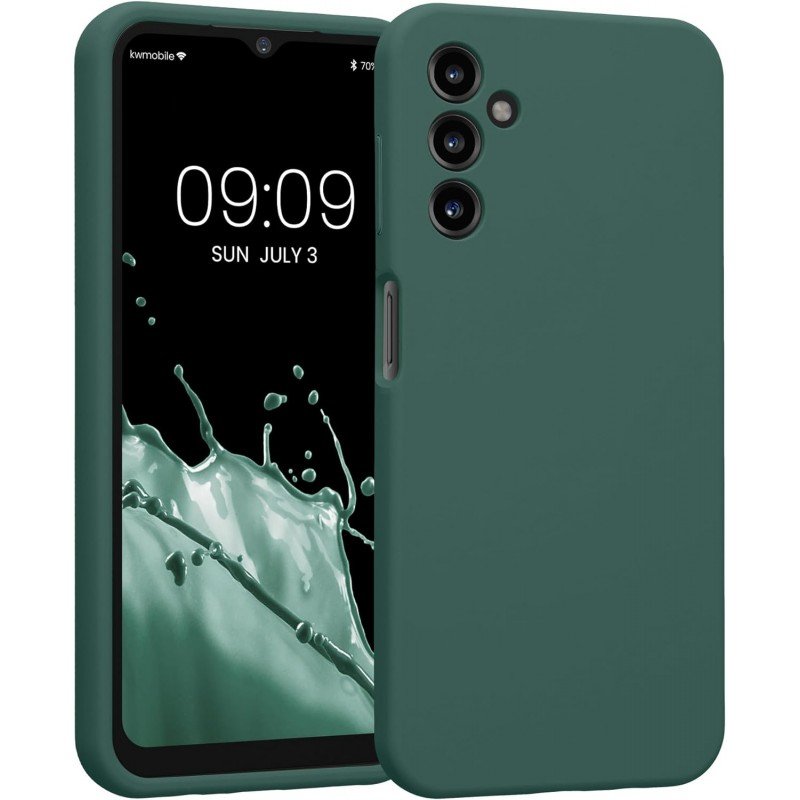Θήκη Σιλικόνης Samsung Galaxy A17 5G Σκούρο - Πράσινο