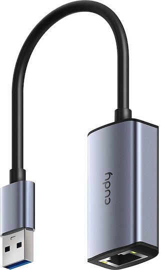 Cudy UE10A Αντάπτορας Δικτύου USB με Ενσύρματη Σύνδεση Ethernet
