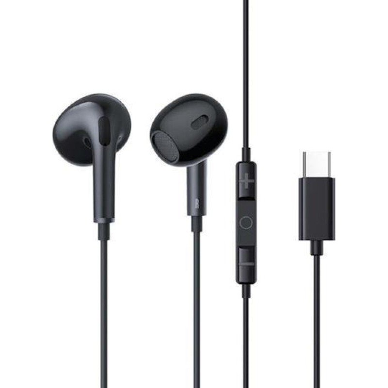 Baseus Encok Cz17 In-ear Handsfree Ακουστικά με Βύσμα USB-C Μαύρο