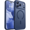 Θήκη Back Cover Electro Magsafe Ημιδιαφανή Apple iPhone 17 Pro Max 5G 6,9" Σκούρο - Μπλε (Κλειστή Κάμερα)