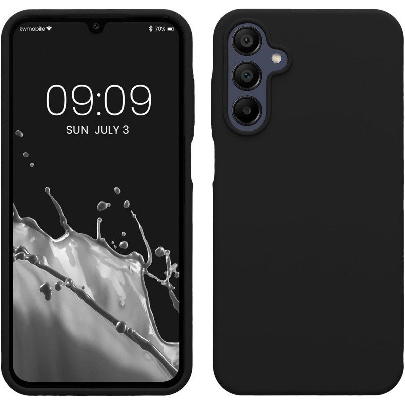 Θήκη Σιλικόνης Matt 1,5 mm Για Samsung Galaxy A18 Μαύρο