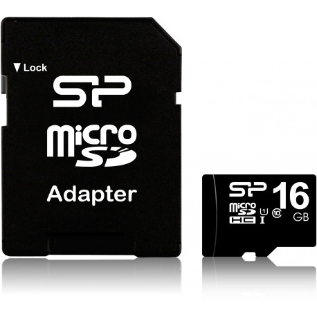 Silicon Power Micro SDHC 16GB Class 10 + adapter