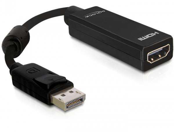 DeLOCK 61849 cable gender changer DisplayPort M 19-p HDMI F Black