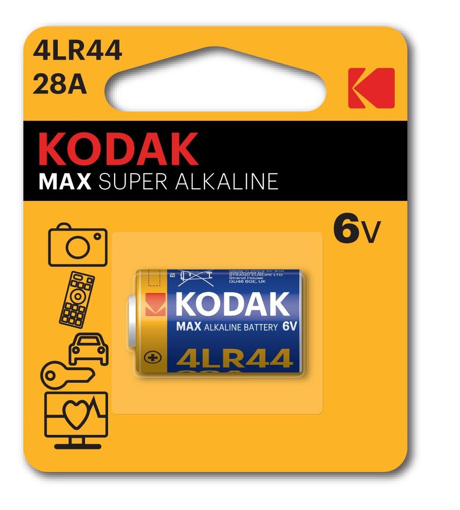 Kodak MAX 28A 4LR44 Single-use battery Alkaline