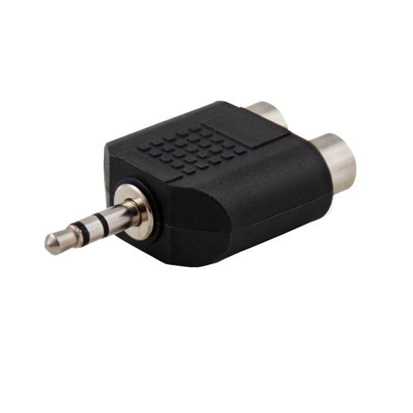 SAVIO Mini Jack 3.5mm – 2xRCA audio adapter CLS-19 BLACK