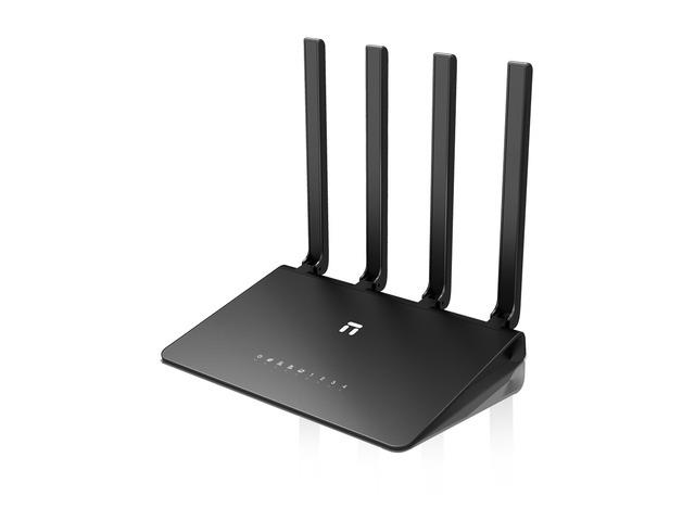 Netis System AC1200 wireless router Dual-band (2.4 GHz / 5 GHz) Gigabit Ethernet Black