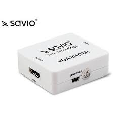 [5901986043836] SAVIO Converter D-Sub VGA- HDMI, CL-110