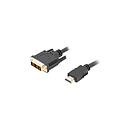 [5901969421651] Cable Lanberg CA-HDDV-10CC-0018-BK HDMI M - DVI-D (18+1) M; 1,8m, black