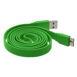 cable MICRO USB 3.0, 1 m green