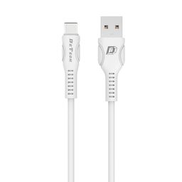 [3000000401118] DeTech Data cable DE-C27C, Type-C, 1.0m, White
