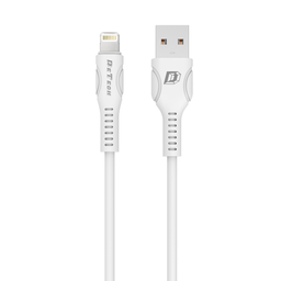 [3000000401101] DeTech Data cable DE-C27i, Lightning (iPhone 5/6/7/SE), 1.0m, White