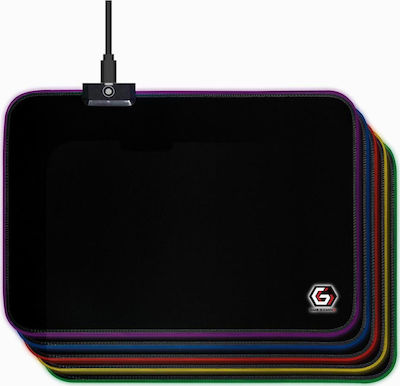 Gembird MP-GAMELED-M Gaming Mouse Pad Medium 350mm με RGB