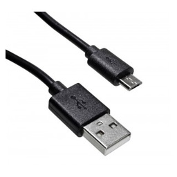 [5210029047343] Καλώδιο σύνδεσης Jasper USB AM σε Micro USB B Μαύρο 1m