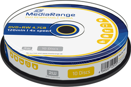 [4260057125125] MediaRange DVD+RW 120' 4.7GB 4x Rewritable Cake Box 10τμχ