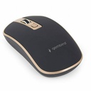 Gembird MUSW-4B-06-BG 4-button wireless optical mouse 1600 DPI, black-gold