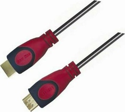 [5201964093403] Aculine HDMI 1.4 Cable HDMI male - HDMI male 2m Μαύρο