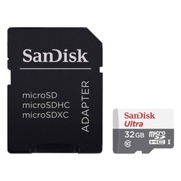 [619659184377] Sandisk Ultra microSDHC 32GB Class 10 A1 With Adapter