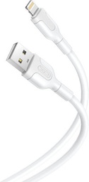 [6920680827848] XO NB212 2.1A USB Καλώδιο For Lightning Άσπρο