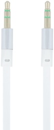 [5900495542106] FOREVER AUDIO JACK 3.5MM 1M CABLE WHITE